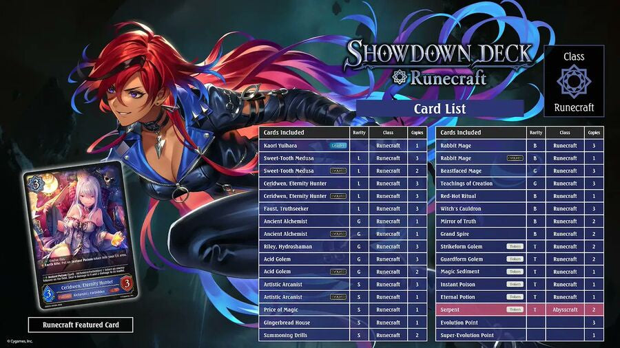 [PREORDER] SVE-SDD03 Runecraft Showdown Deck