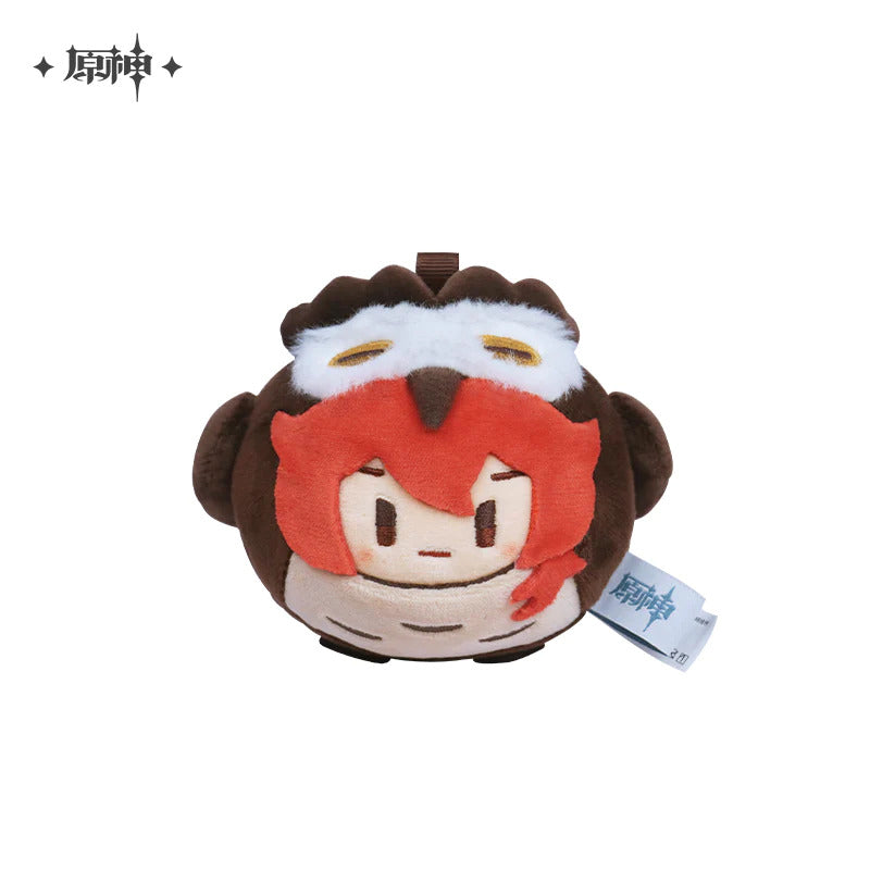 Teyvat Zoo Dango Plushie Keychain - Diluc