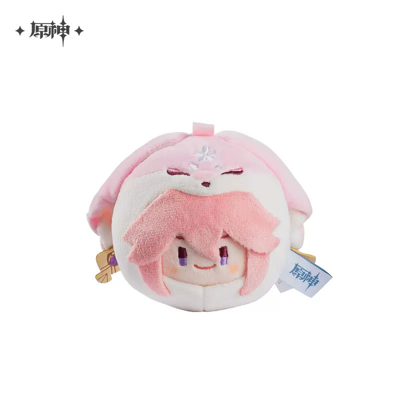 Teyvat Zoo Dango Plushie Keychain - Yaemiko