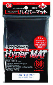 Sleeves - KMC Hyper Mat Blue (80pcs)