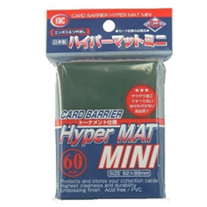 Sleeves - KMC Hyper MAT Mini Green (60pcs)