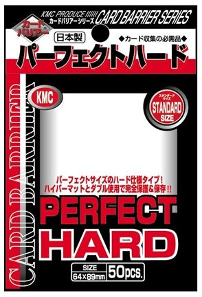 Sleeves - KMC Perfect Hard Standard Size 89x64 50pcs